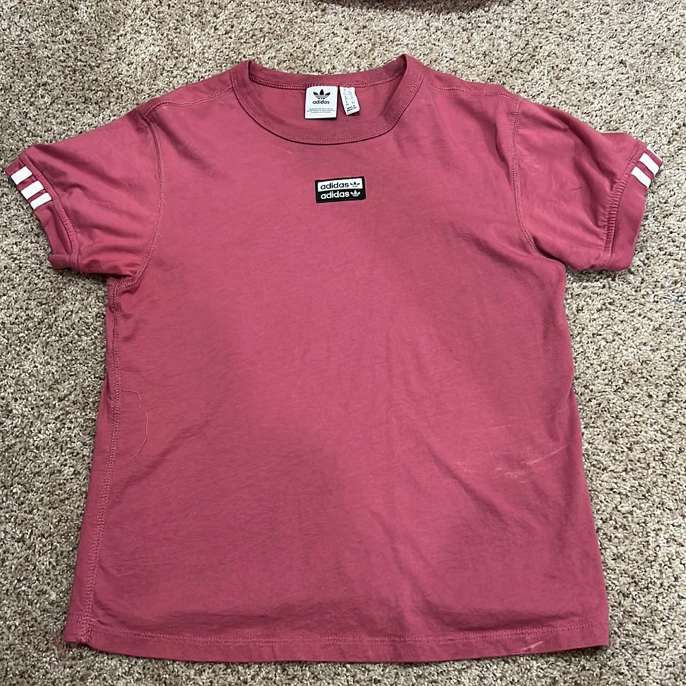 Adidas mauve short sleeve